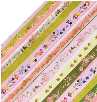 Linea Floral Wrapping Paper - 4m Roll