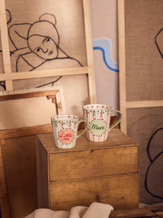 Mum & Little One Stoneware Mug Gift Set, Set of 2