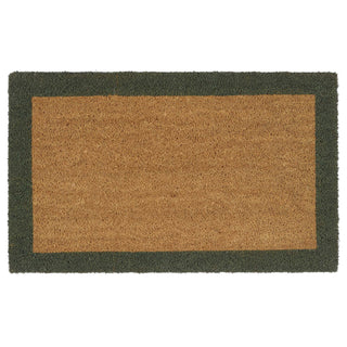 Border Green Coir Door Mat