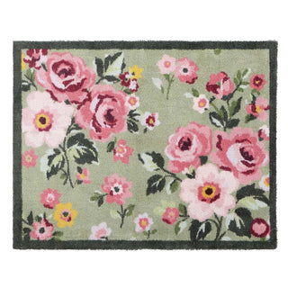 Country Rose Floral Door Mat
