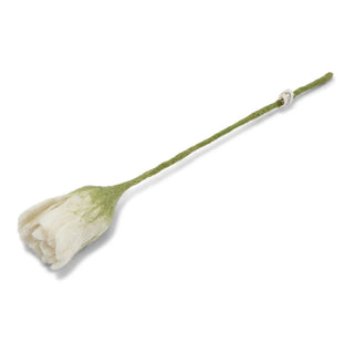 Felt Tulip White