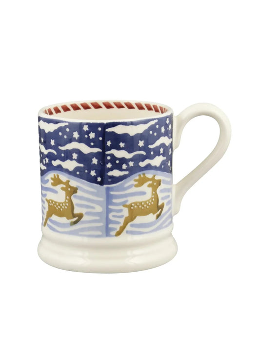 Christmas Icons Deer 1/2 Pint Mug