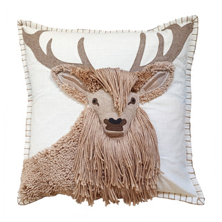 Dennis Tufted Stag Cushion