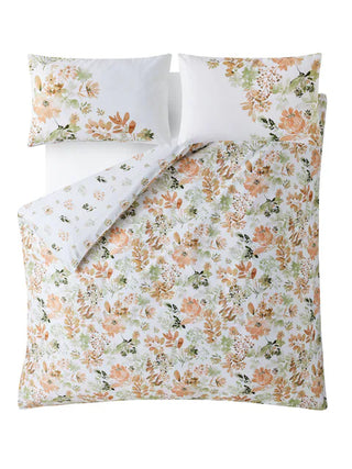 Lewcombe Terracotta Superking Duvet Cover Set