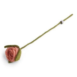 Felt Rose Dusty Red