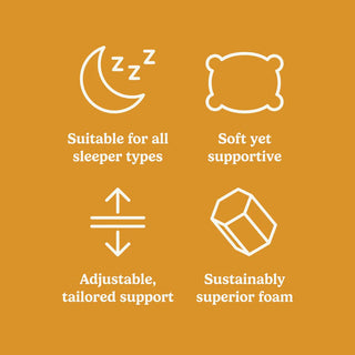 The Adjustable HoneyFoam Pillow