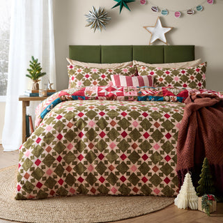 Fika  Brushed Double Duvet Set Multicolour