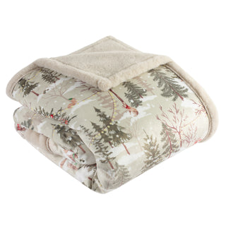 Forest Festivities Throw Natural