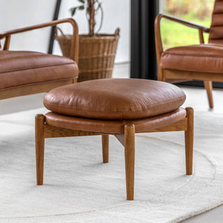 Datsun Footstool Antique Brown