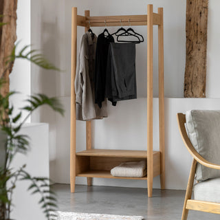 Hatfield Open Wardrobe Natural