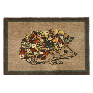 Floral Hedgehog Door Mat