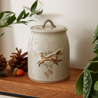 Forest Fable Fox Ceramic Canister