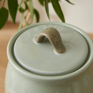 Forest Fable Owl Ceramic Canister