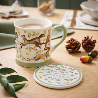 Forest Fable Tankard Mug & Coaster Set