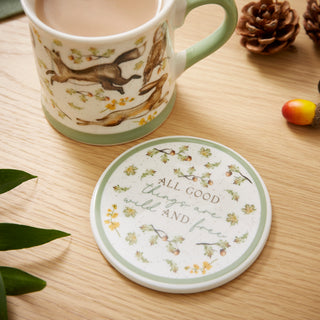 Forest Fable Tankard Mug & Coaster Set