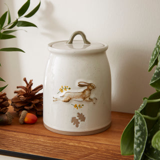 Forest Fable Hare Ceramic Canister