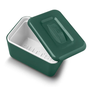 Forest Green Insulated Butter Dish