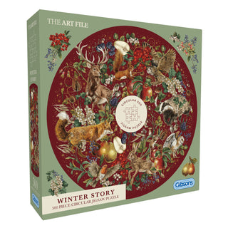 The Art File: Winter Story (500 circ) Jigsaw Puzzle