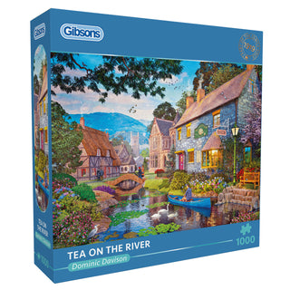 Tea on the River (1000) Jigsaw Puzzle