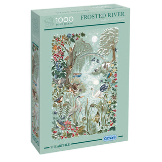 The Art File: Frosted River (1000) Jigsaw Puzzle
