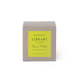 Library Candle  Oscar Wilde