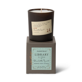 Library Candle Charlotte Bronte