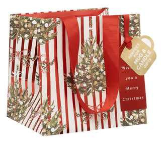 Striped Spruce Short Gift Bag