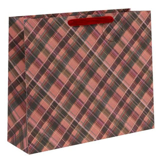 Sugarplum Tartan Landscape Shopper Bag