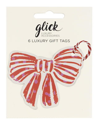 Winter Weave Bow Gift Tags (6)