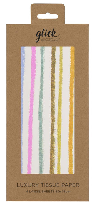 Multi Stripe Tissue Paper
