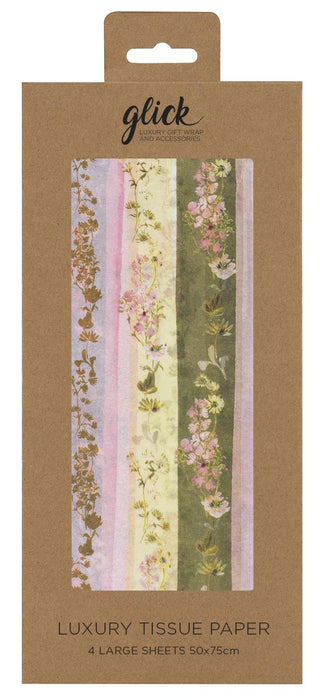 Linea Floral Tissue Paper