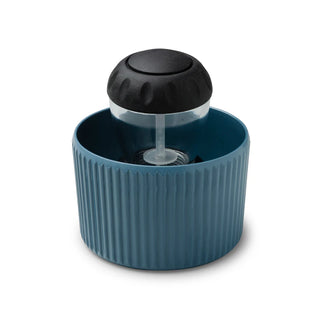 Petrol Blue Washing Up Dish Brush & Holder Set