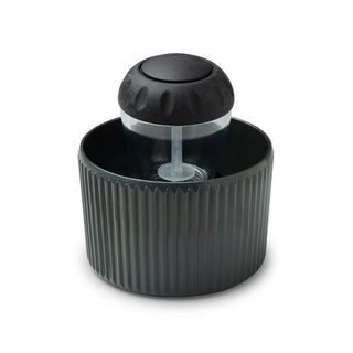 Dark Grey Washing Up Dish Brush & Holder Set