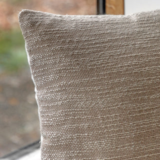 Dunham Slub Cushion Taupe