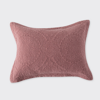 Stonewash Cotton Dark Pink - Standard Pillowsham