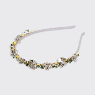 Crystal Headband - Graphite Blue