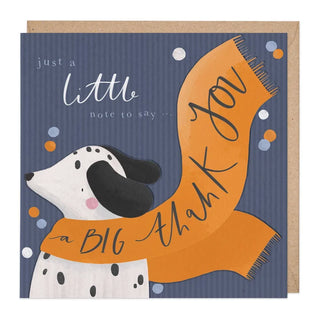 Spotty Dog Thank You Card