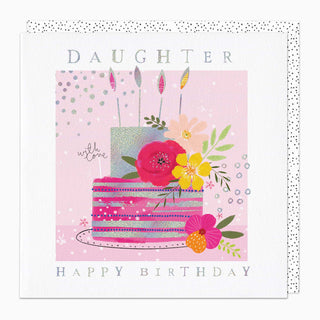 Glitter Daughter Birthday Card