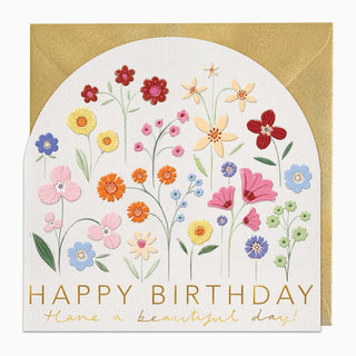 Floral Arch Birthday Card