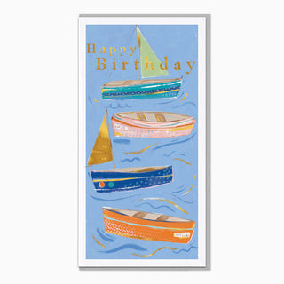 Boats Birthday Card