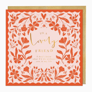 Lovely Friend Card