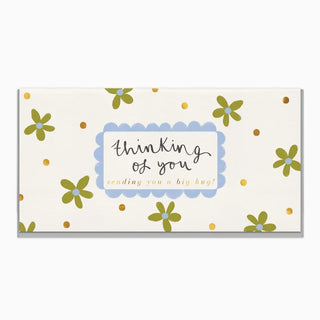 Minimal Floral Thinking Of You Card