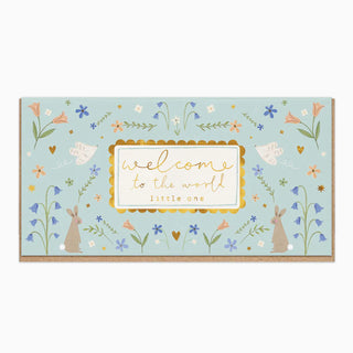 Bunnies & Birds New Baby Card