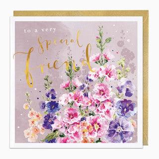 Foxgloves Special Friend Card