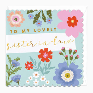 Lovely Sister In-Law Card