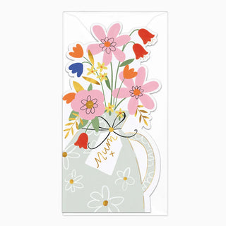 Tall Flowers Mum Card