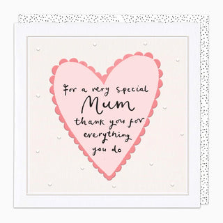 Special Mum Thank You Card