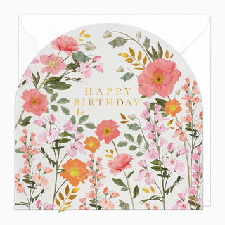 Blush Blooms Birthday Card