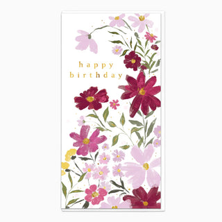 Tall Blooms Birthday Card