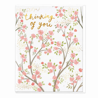 Rose Tree Thinking Of You Card